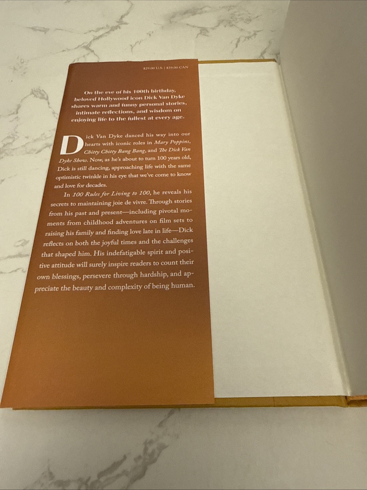 100 Rules for Living to 100: An Optimist’s Guide to a..By Dick Van Dyke 2025 1st