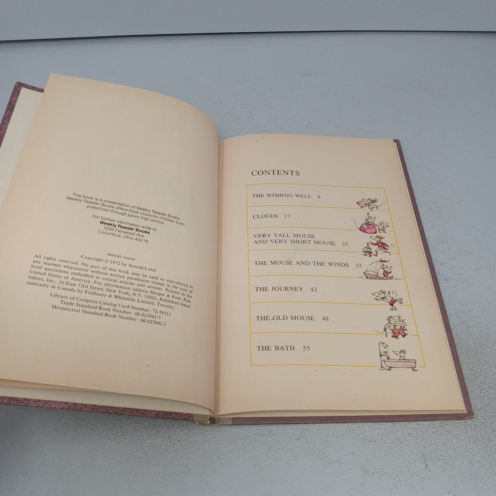 Mouse Tales: 1972 Harper & Row Hardcover by Arnold Lobel