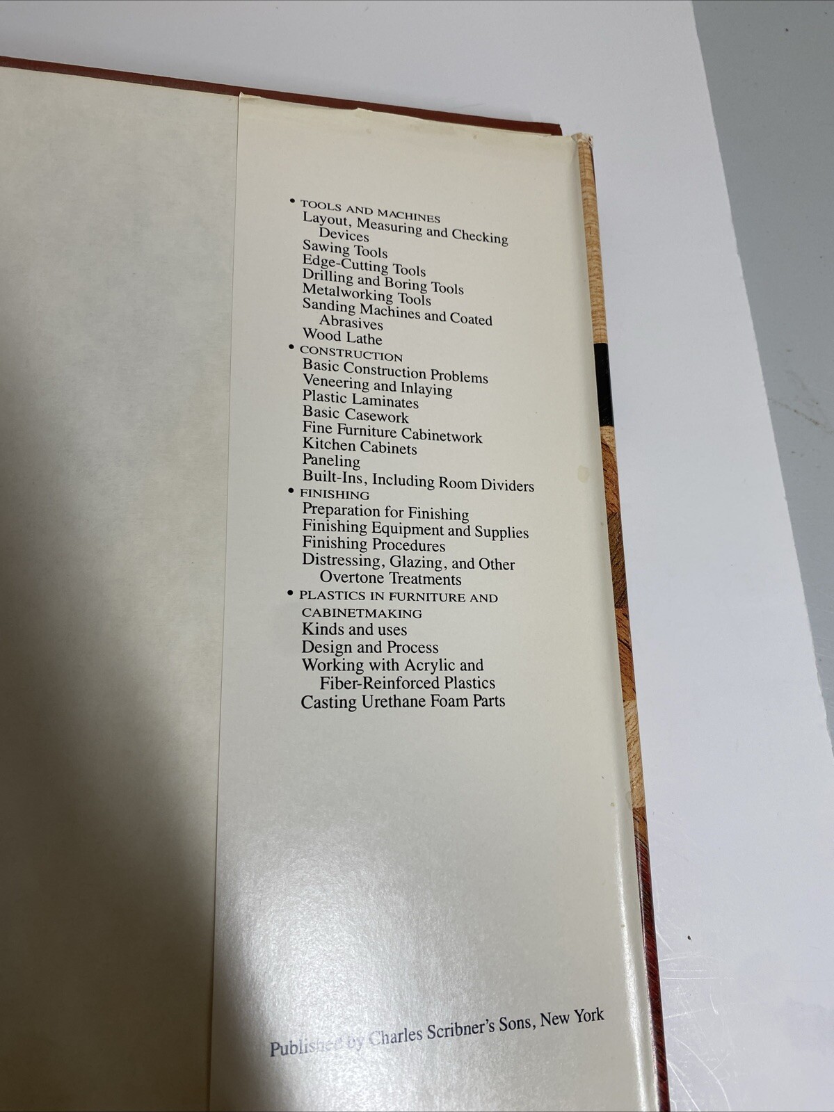 Cabinetmaking and Millwork Hardcover John L. Feirer with 20-in-1 shop guide