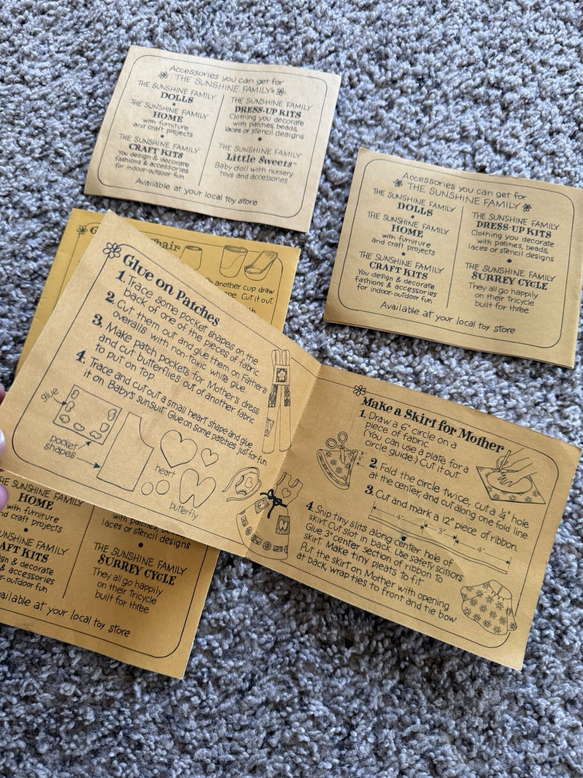Vintage The Sunshine Family Idea Booklets Of Crafts To Make