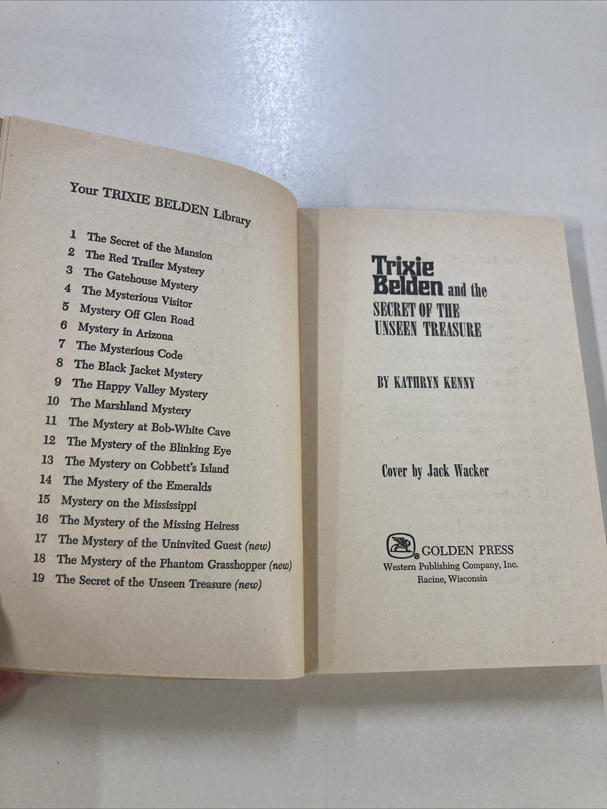 Trixie Belden Volumes 19, 27 & 30 SC Kathleen Kennny 1980s Golden Press Good