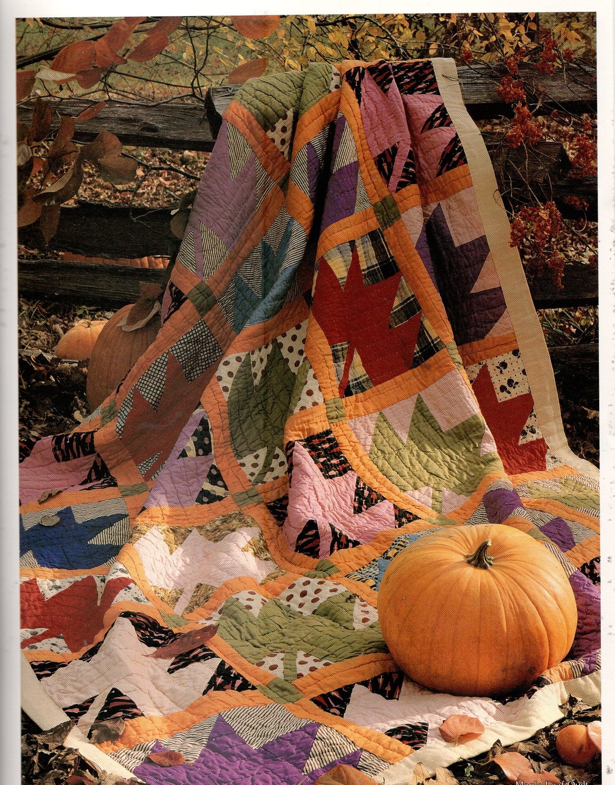 Patchwork for All Seasons15 Projects Leisure Arts 1585 Quilt Book Paperback 1995