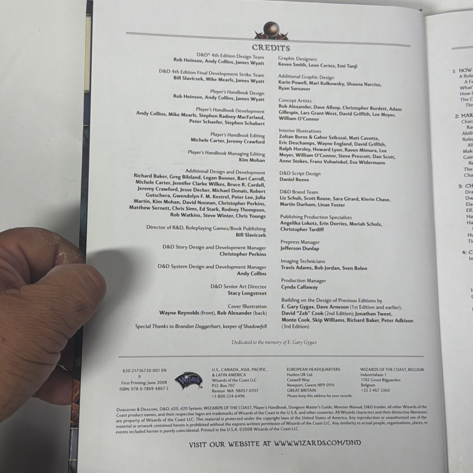 Player’s Handbook : Roleplaying Game Core Rules by Wizards RPG Team Beautiful Co