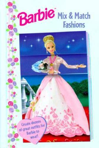 Barbie Mix and Match Fashions Sectioned Flip Book – Board book – GOOD