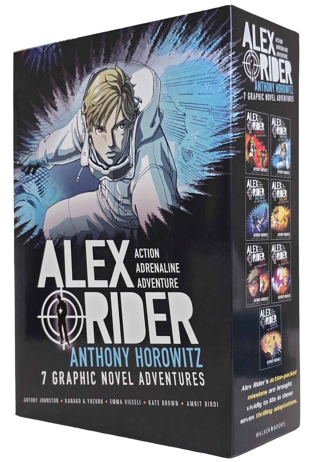 Alex Rider Graphic Novel Adventures 7 Books Paperback Box Set – Ages 8-16