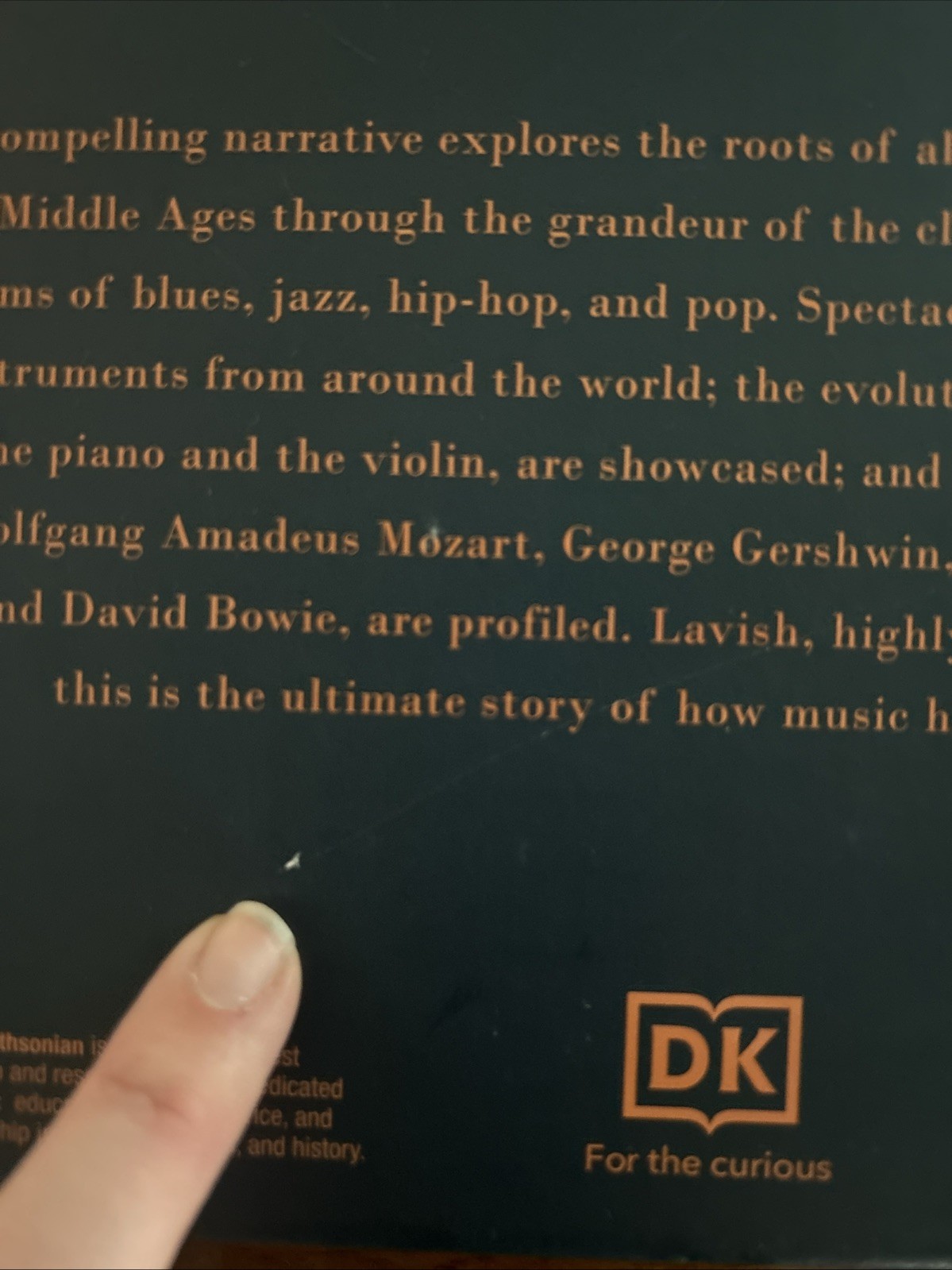 Music : The Definitive Visual History by DK Smithsonian (2022, Hardcover)