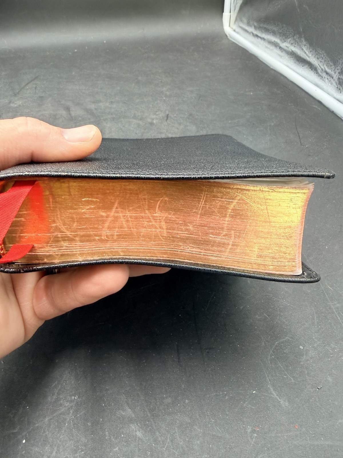 Cambridge Bible NASB Clarion, Black Goatskin Leather, Edge-Lined 2017