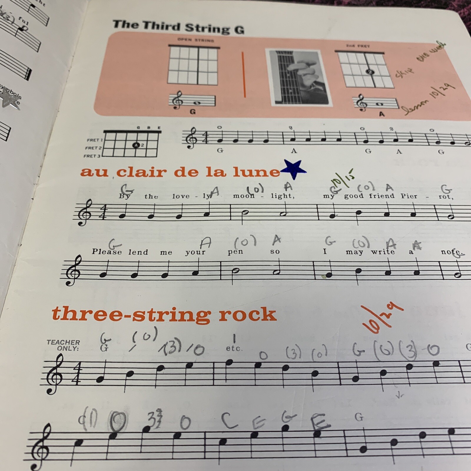 The New Guitar Course Paperback Book No Cover By Alfred d’Auberge and Morton Man