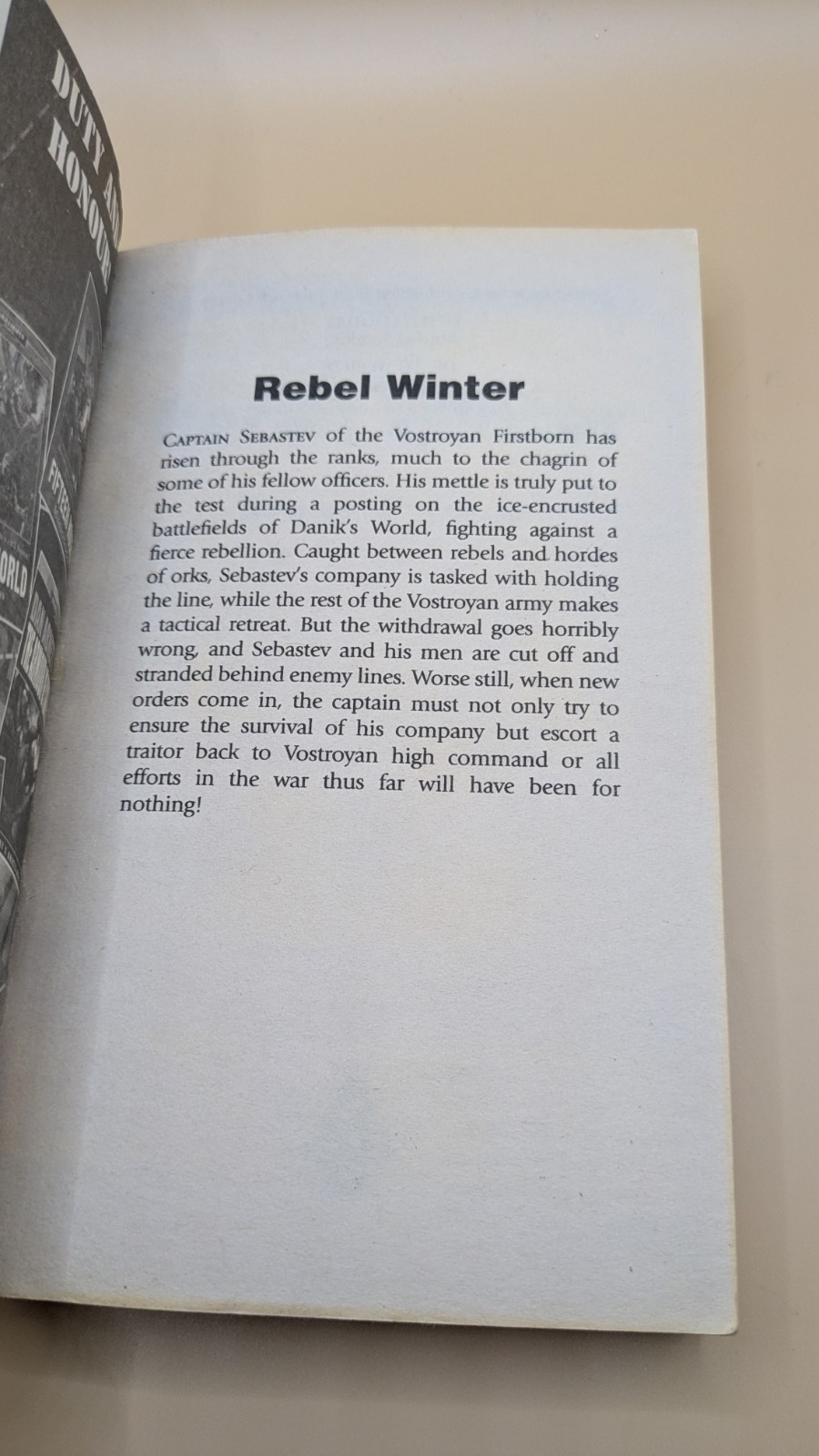 Rebel Winter – Imperial Guard Series – Steve Parker – Warhammer 40k – Paperback