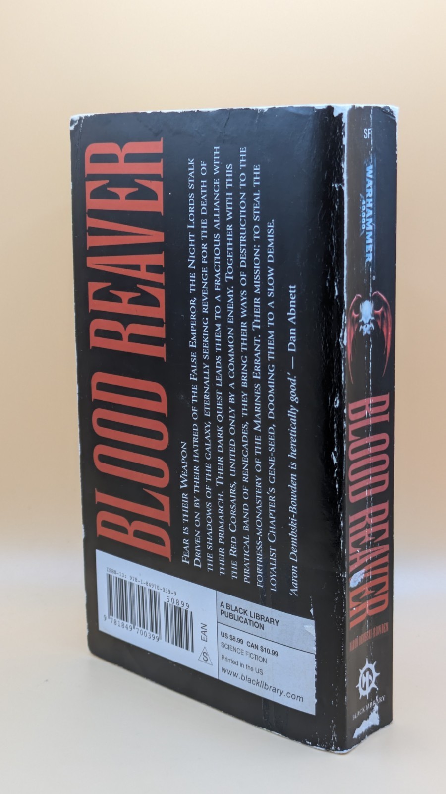 Blood Reaver – Night Lords Series – Aaron Dembski-Bowden – Warhammer 40k – Exlib