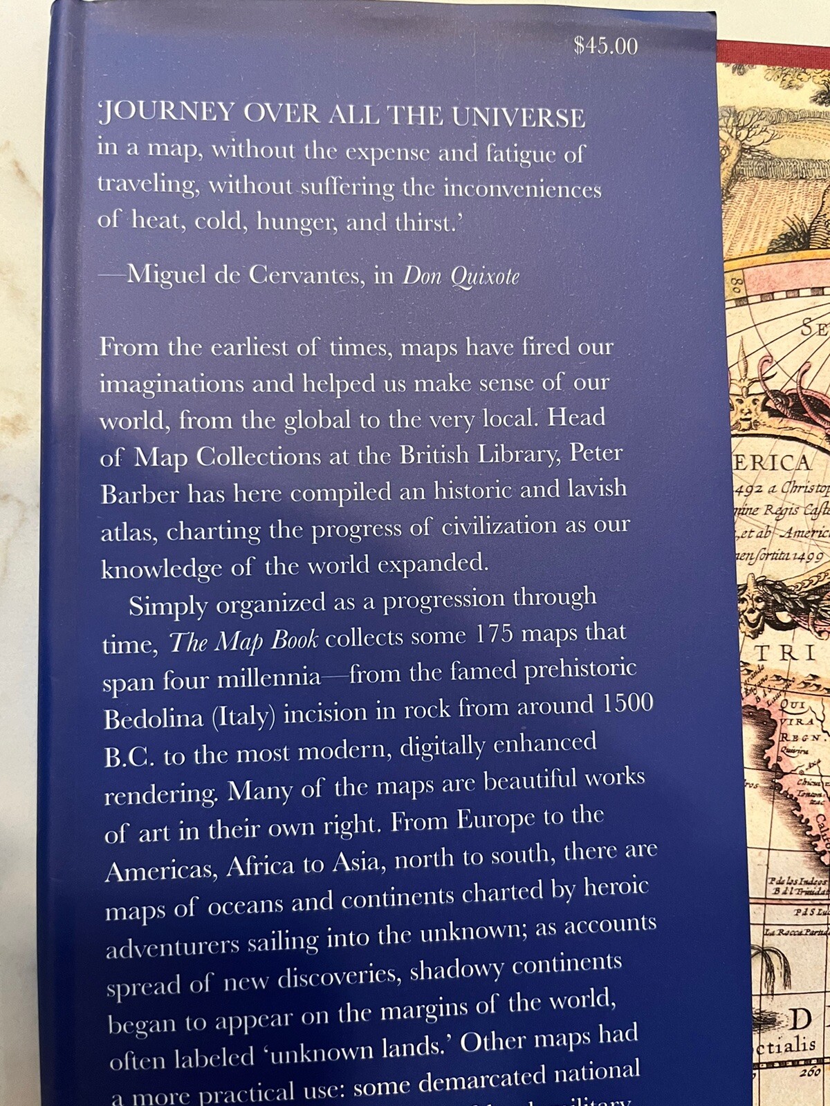THE MAP BOOK By Peter Barber – HC DJ 2006 NEW