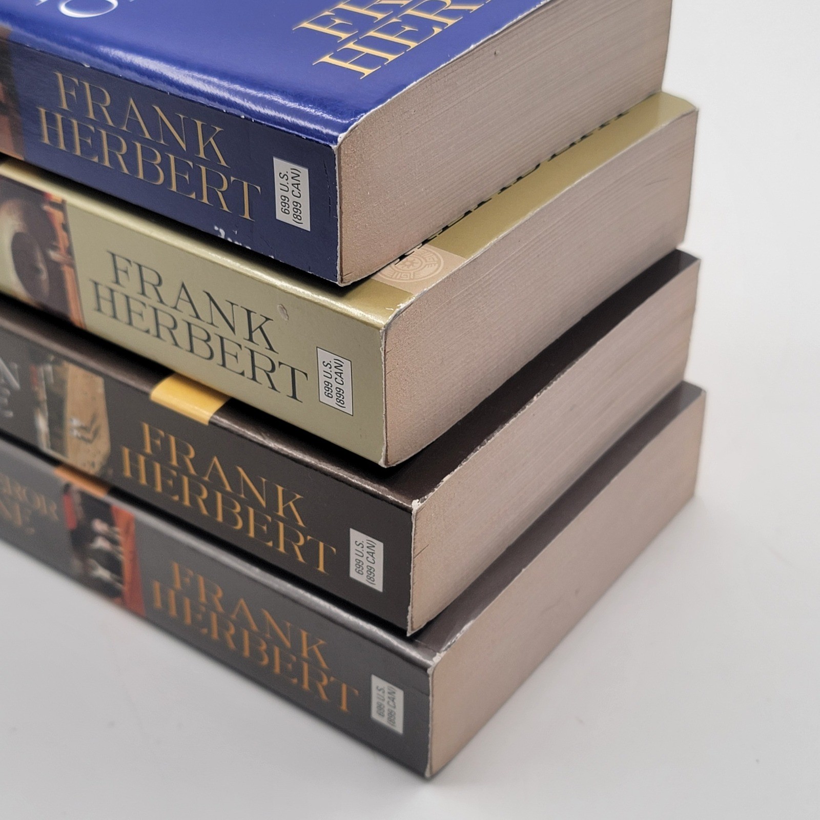 Frank Herbert Dune Series Books 3-6 Paperback Ace Science Fiction Set Good