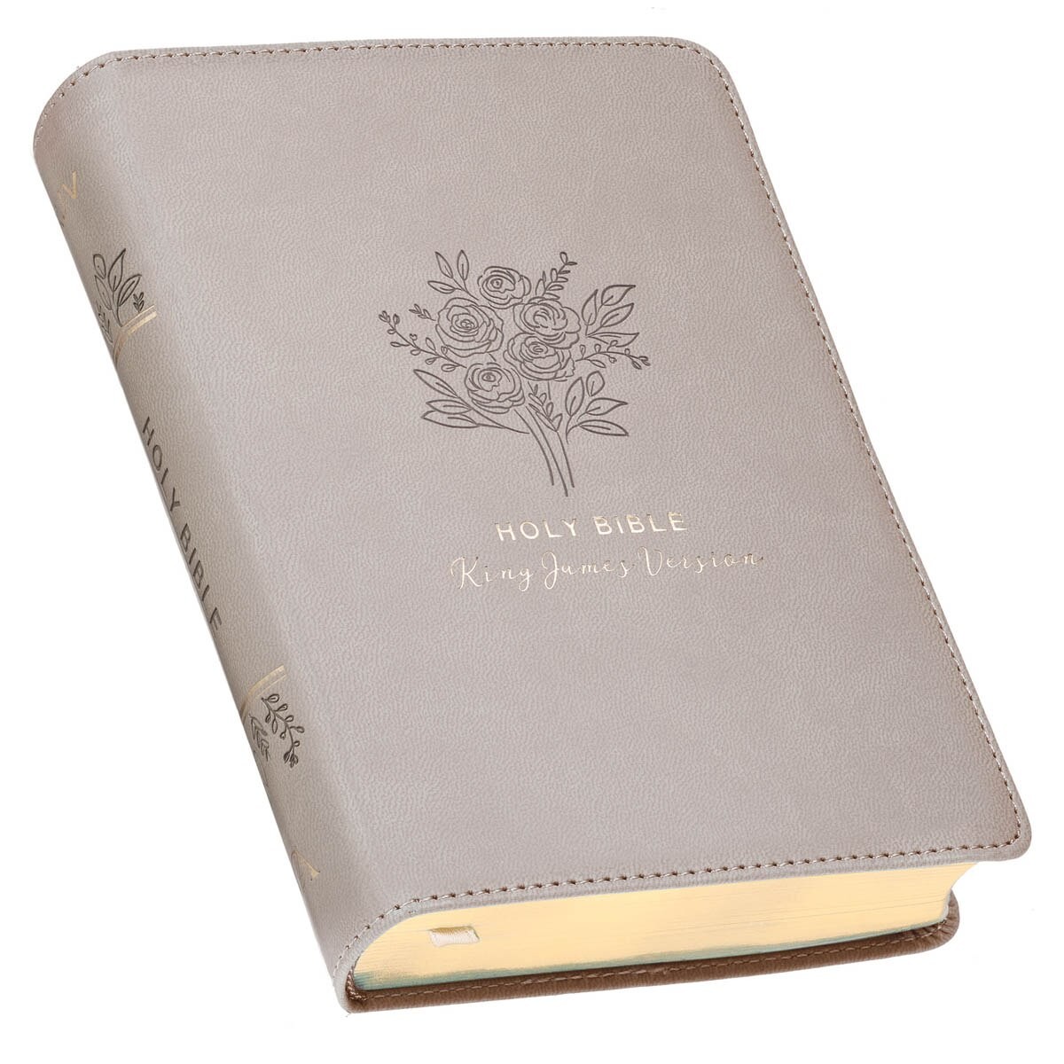 KJV Holy Bible, Compact Vegan Leather Red Letter Edition – Ribbon Marker, King