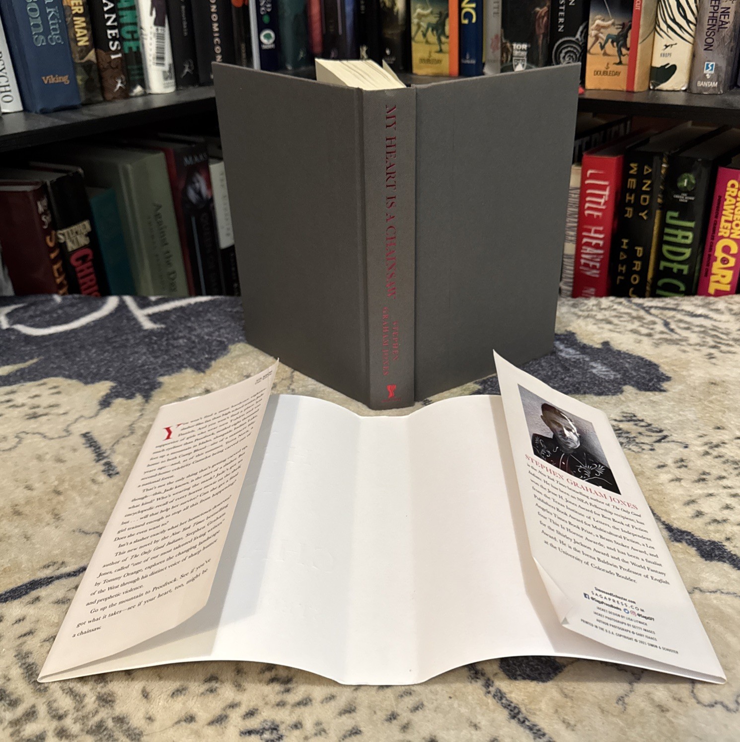 My Heart Is a Chainsaw – Stephen Graham Jones (Hardcover) First Edition/Print VG