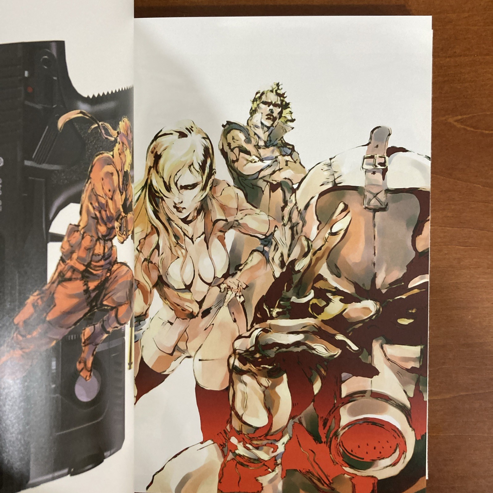 THE ART OF METAL GEAR SOLID The Original Trilogy Art Book Illustration