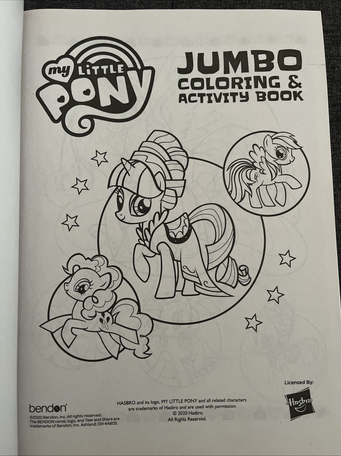 My Little Pony Jumbo Coloring & Activity Book Puzzles Games & Coloring Pages