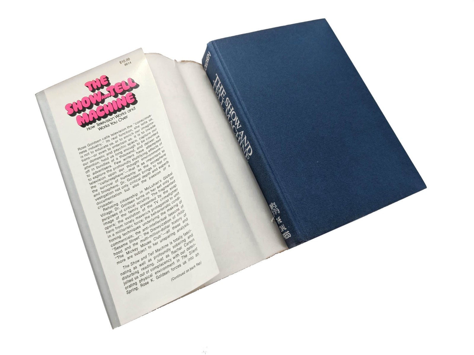 The Show and Tell Machine Rose K. Goldsen 1977 TV History SIGNED First Edition