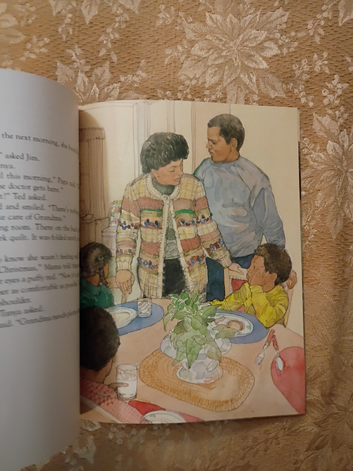The Patchwork Quilt Valerie Flournoy 1985 Scholastic Paperback Pinkney Book