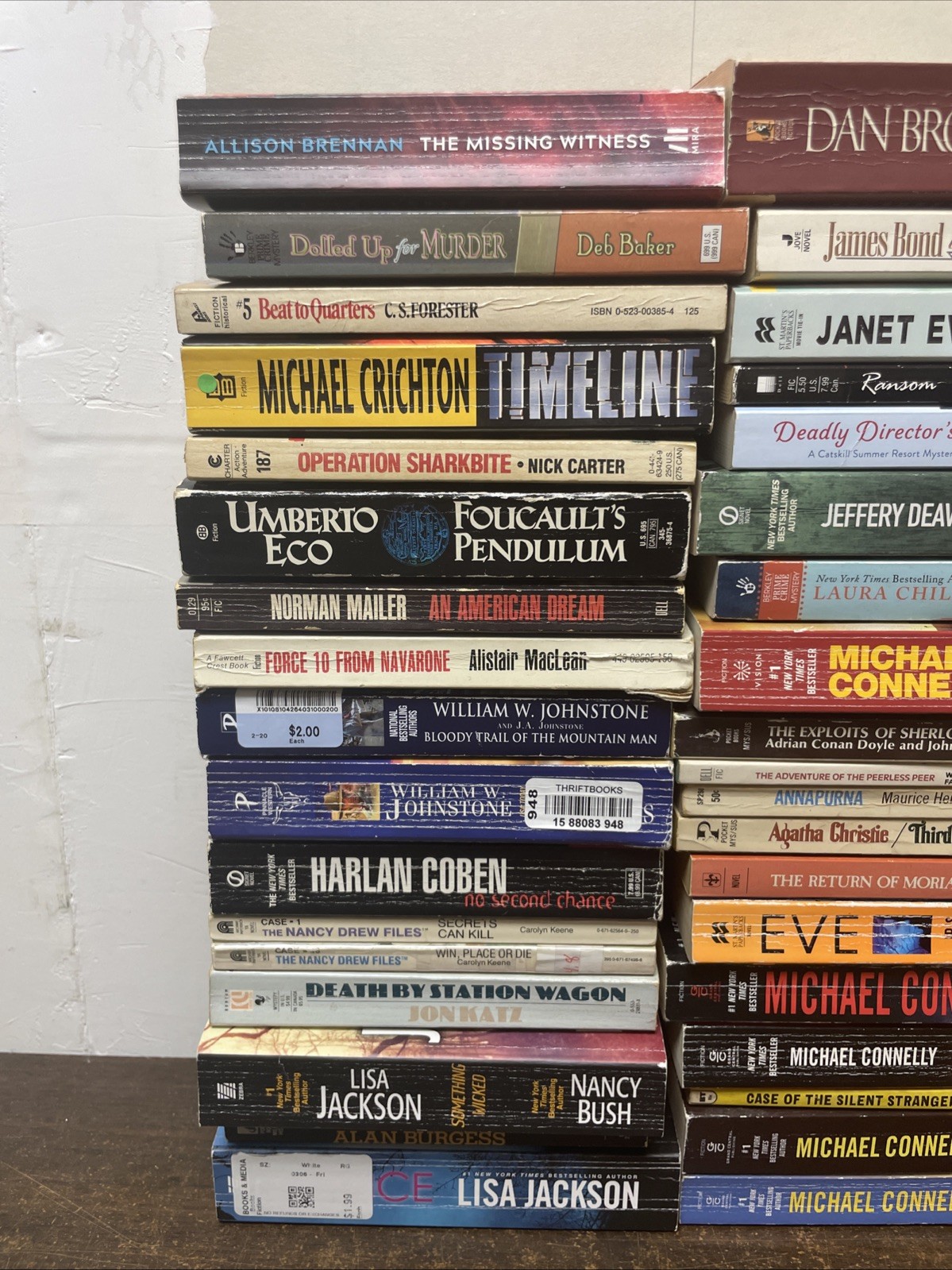 Mystery Thriller Suspense Book Lot 36 PB Vintage DETECTIVE Crime Fiction