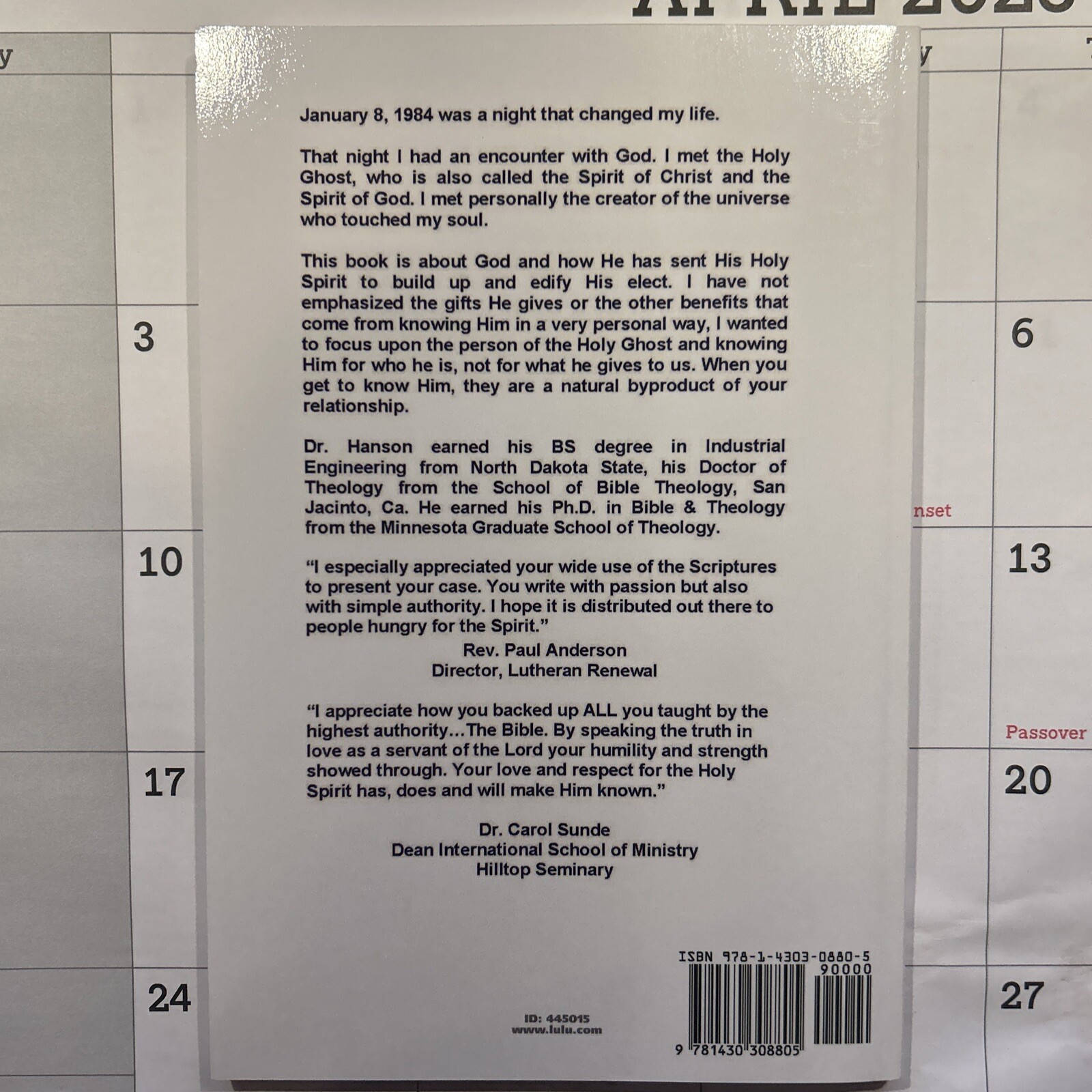 Knowing the Holy Ghost – Second Edition – Don Hanson – 2007 – 132 pages