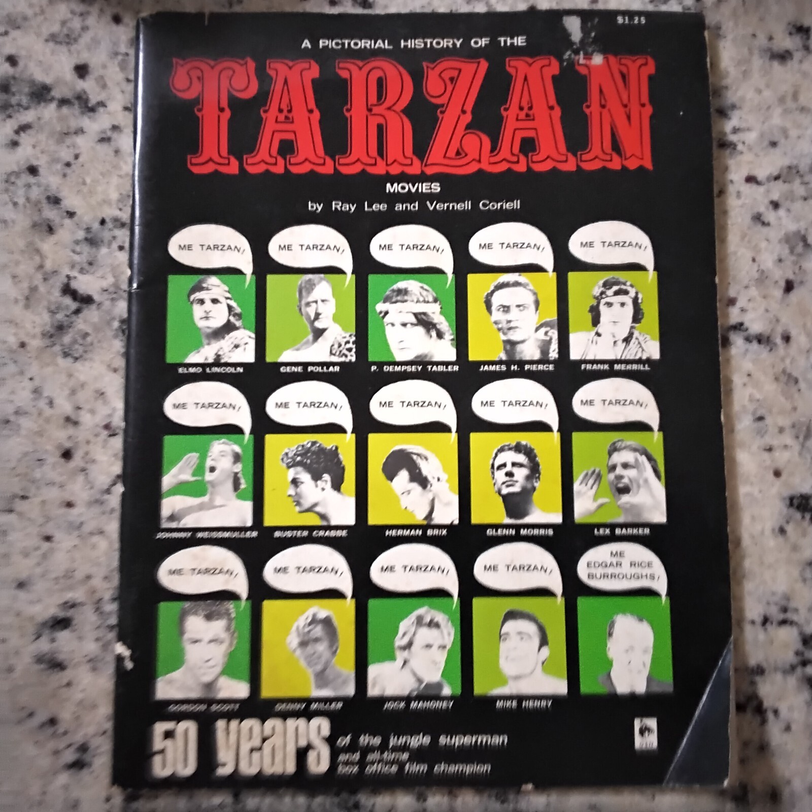 Tarzan History Weissmuller Lex Barker Gordon Scott Dennis Miller Henry Photos SC