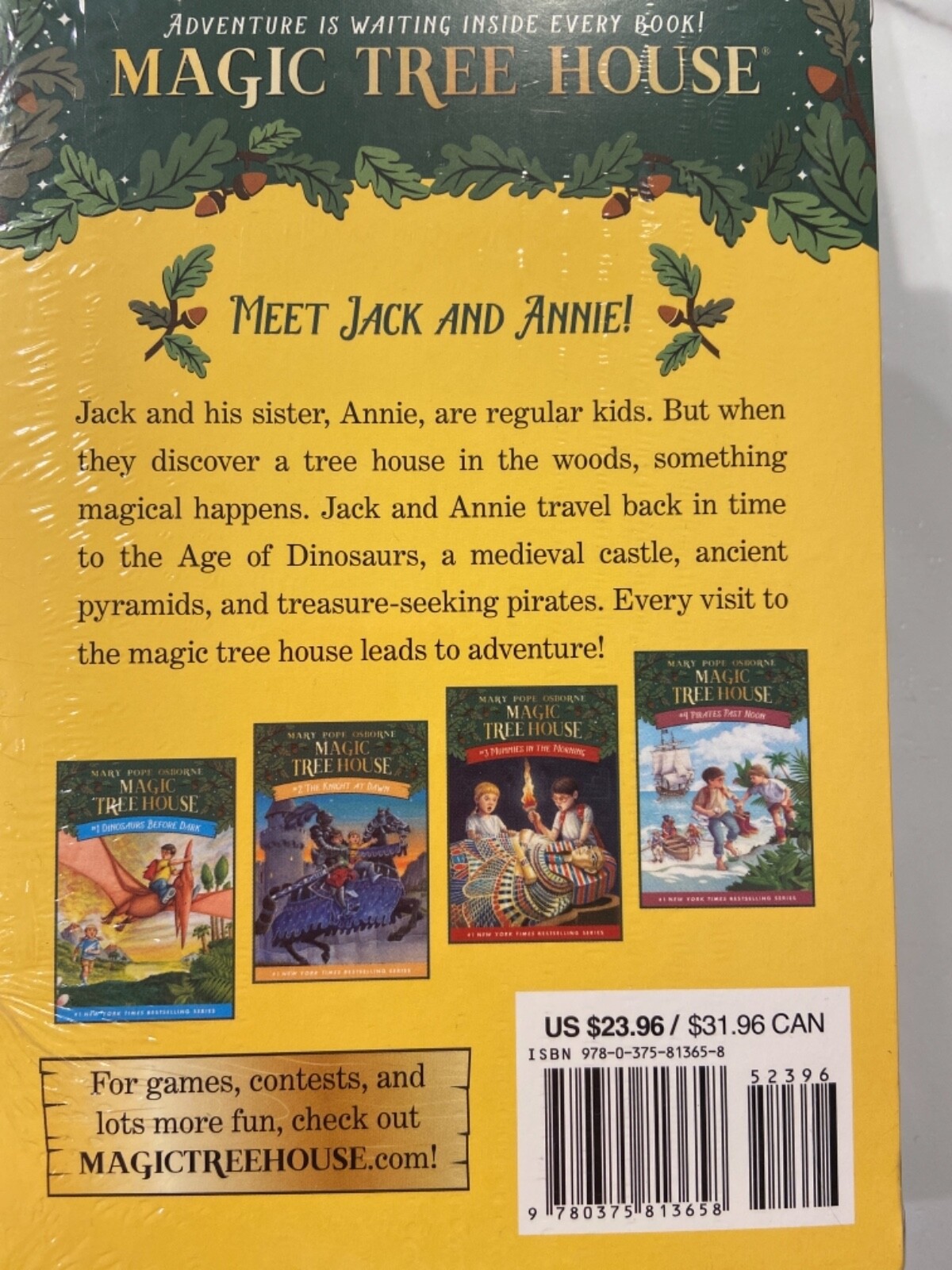 Magic Tree House Book Sets 1 2 3 4 5 6 7 8 Brand New Sealed Mary Pope Osborne