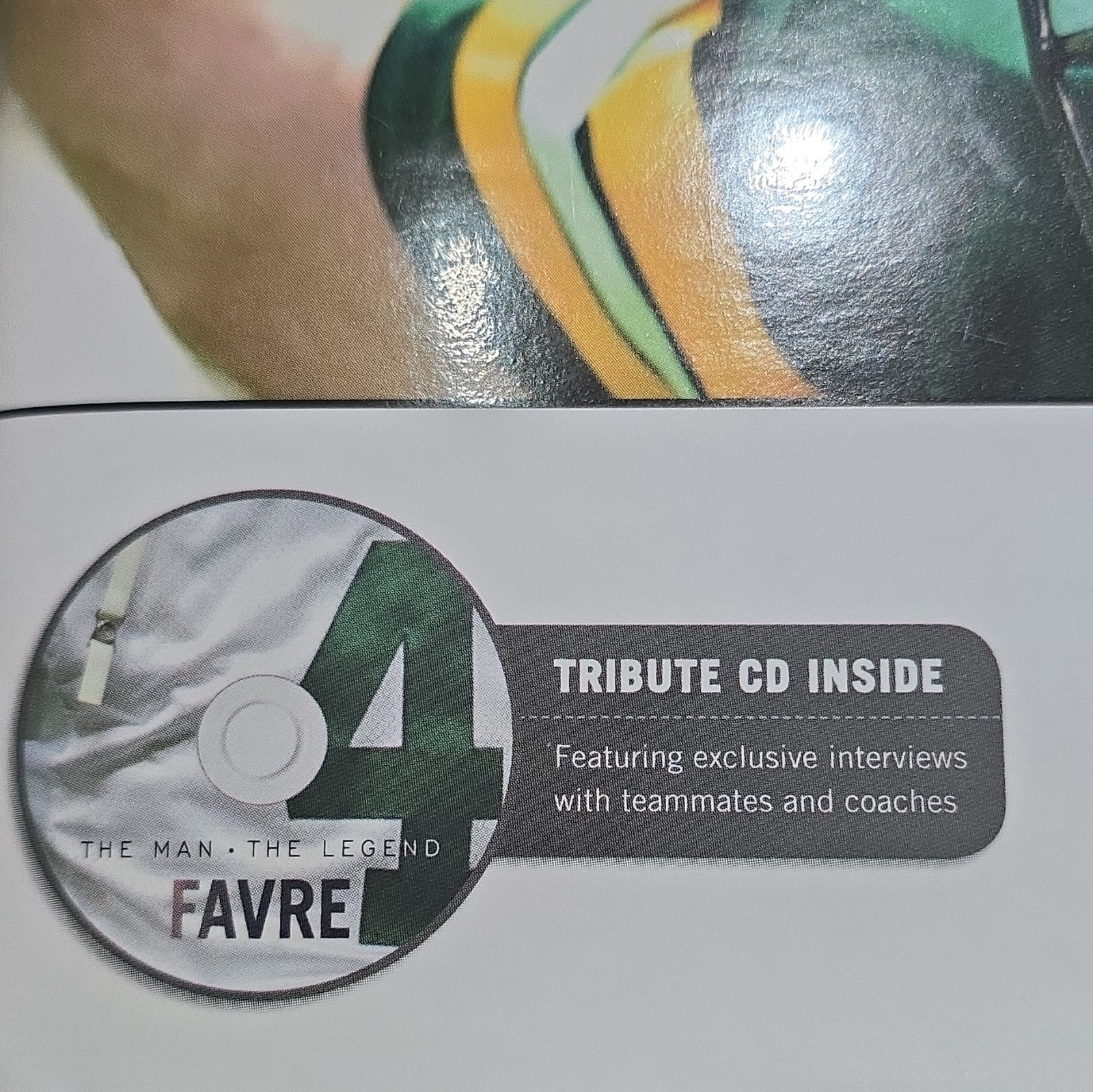 Triumph Books Favre: The Man. The Legend Hardcover Illustrated + CD 2008