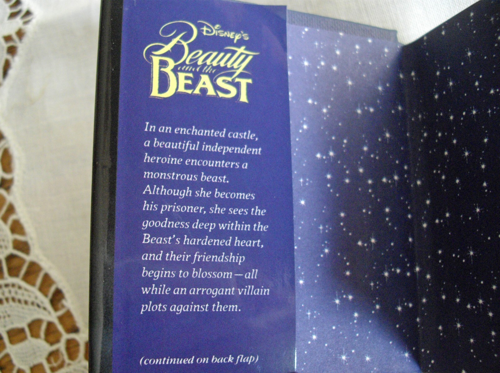 Disney Beauty and the Beast Miniature Hardback 3 1/4″ Book ~