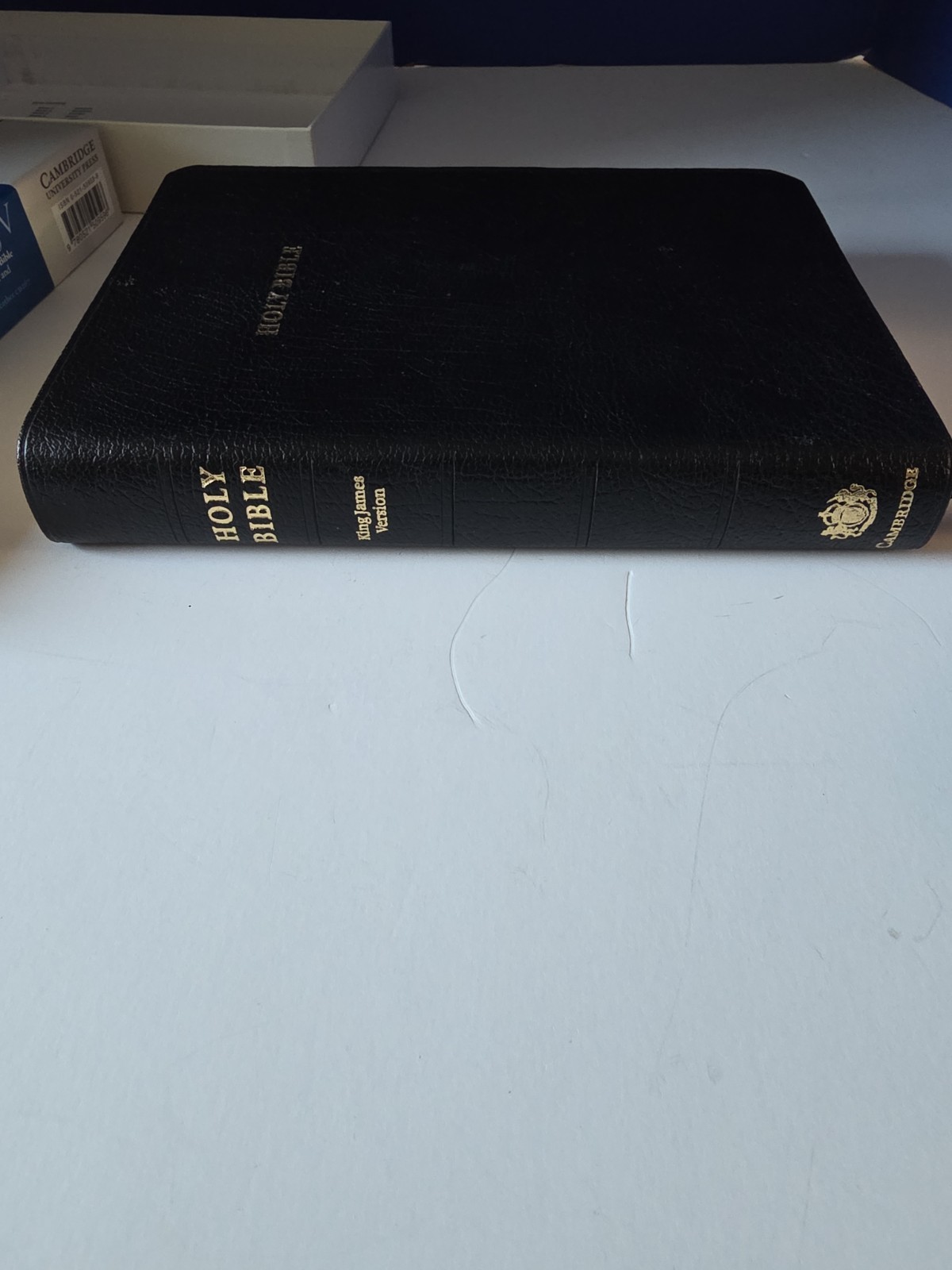Cambridge KJV Reference Bible Genuine Black Calfskin Leather CD267 In Box