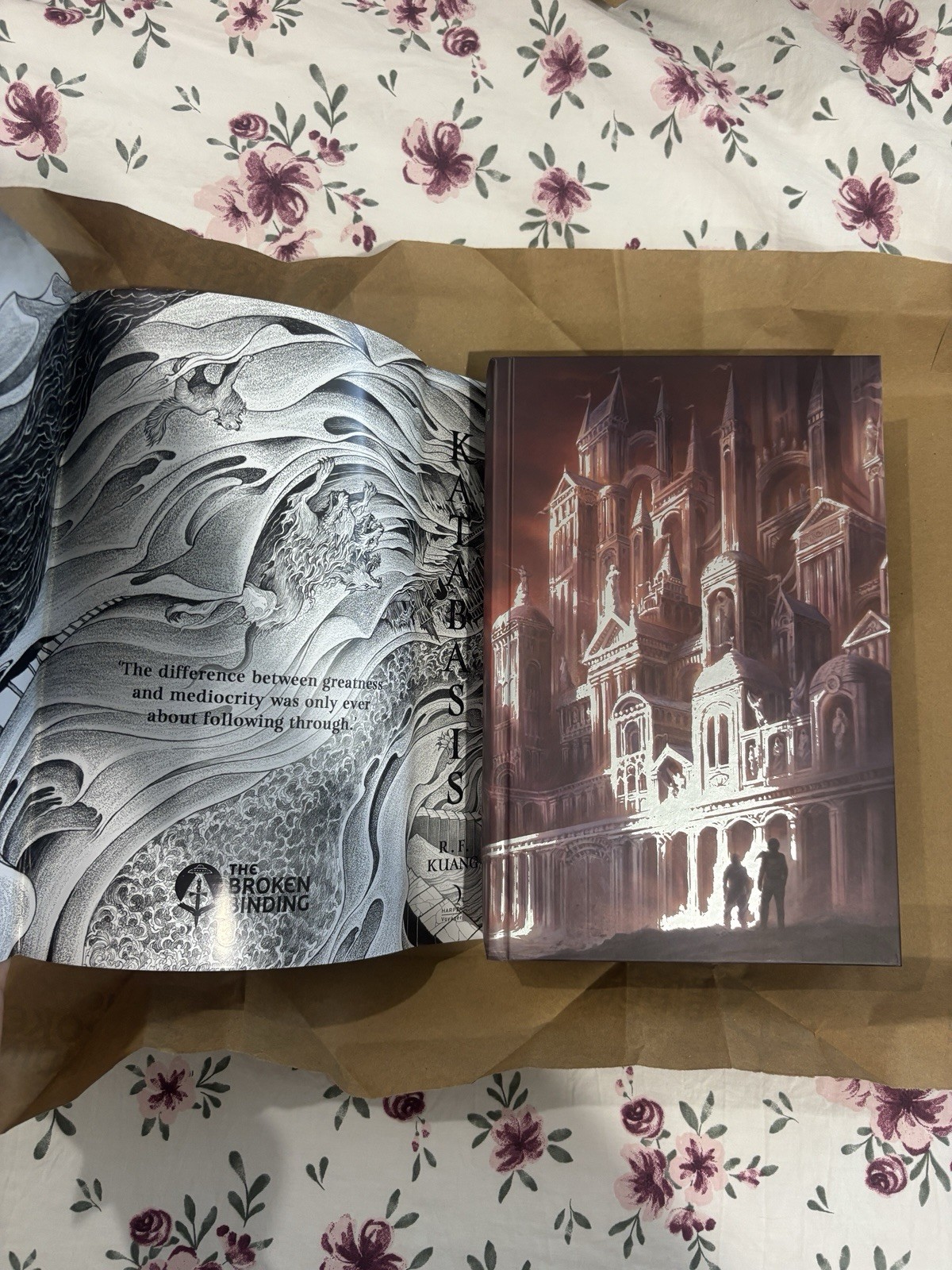 TBB Katabasis by R. F. Kuang Special Edition hardback Sprayed Edges New