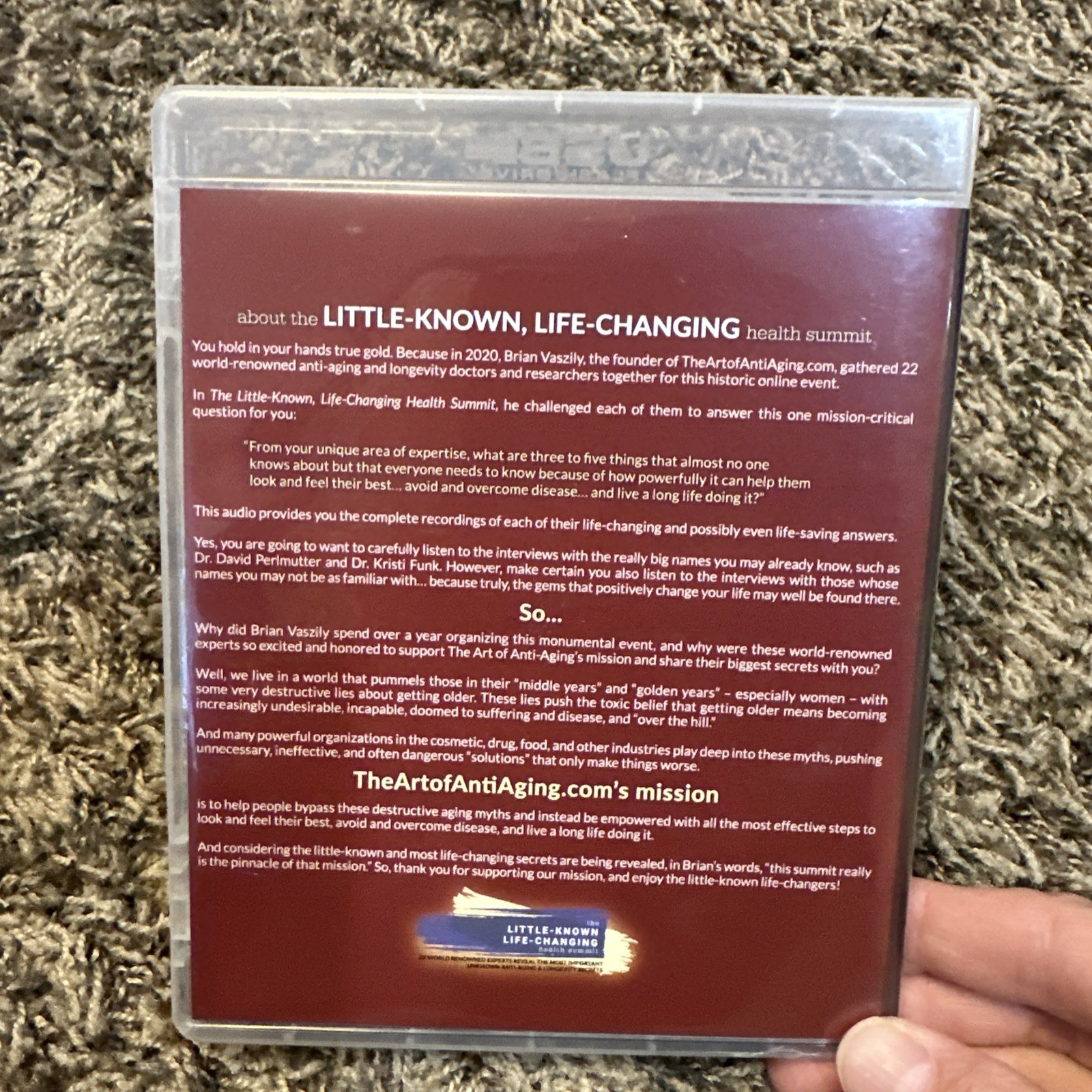 USB Flash Drive – The Little Known Life Changing Health Summit All 22 Interviews