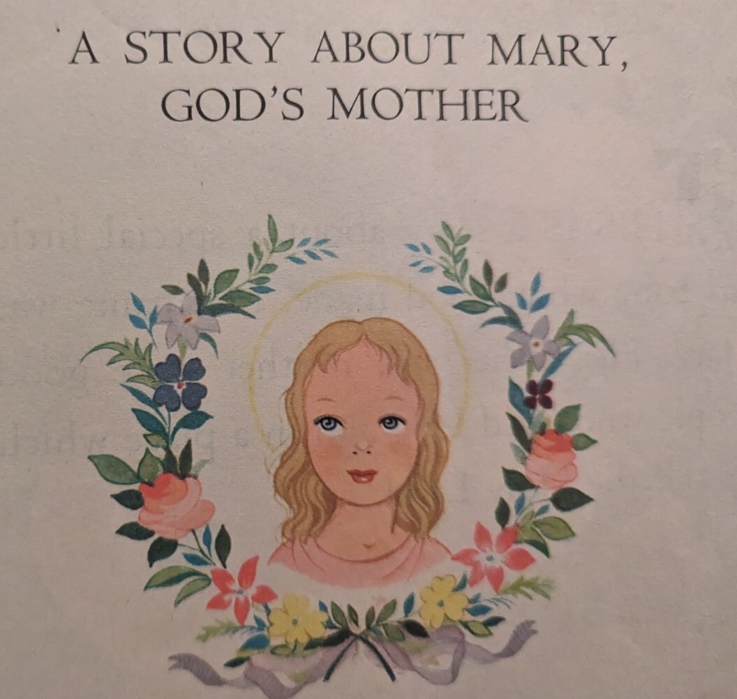 Vintage Catholic Children’s Treasure Box No. 7 1958 Story Of Mary God’s Mother