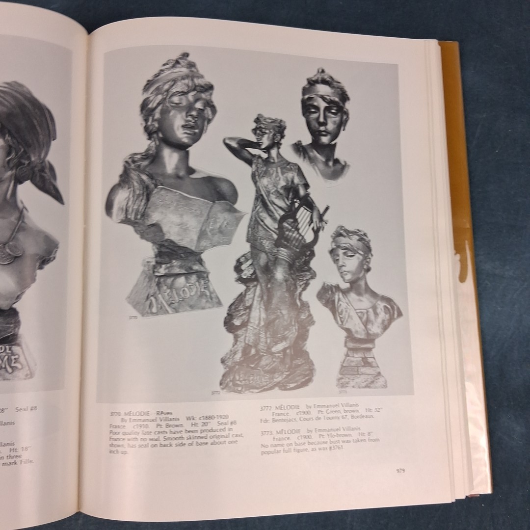 Encyclopedia of Bronzes Sculptors Founders 1800-1930 Vol 4 Berman HC DJ 1980