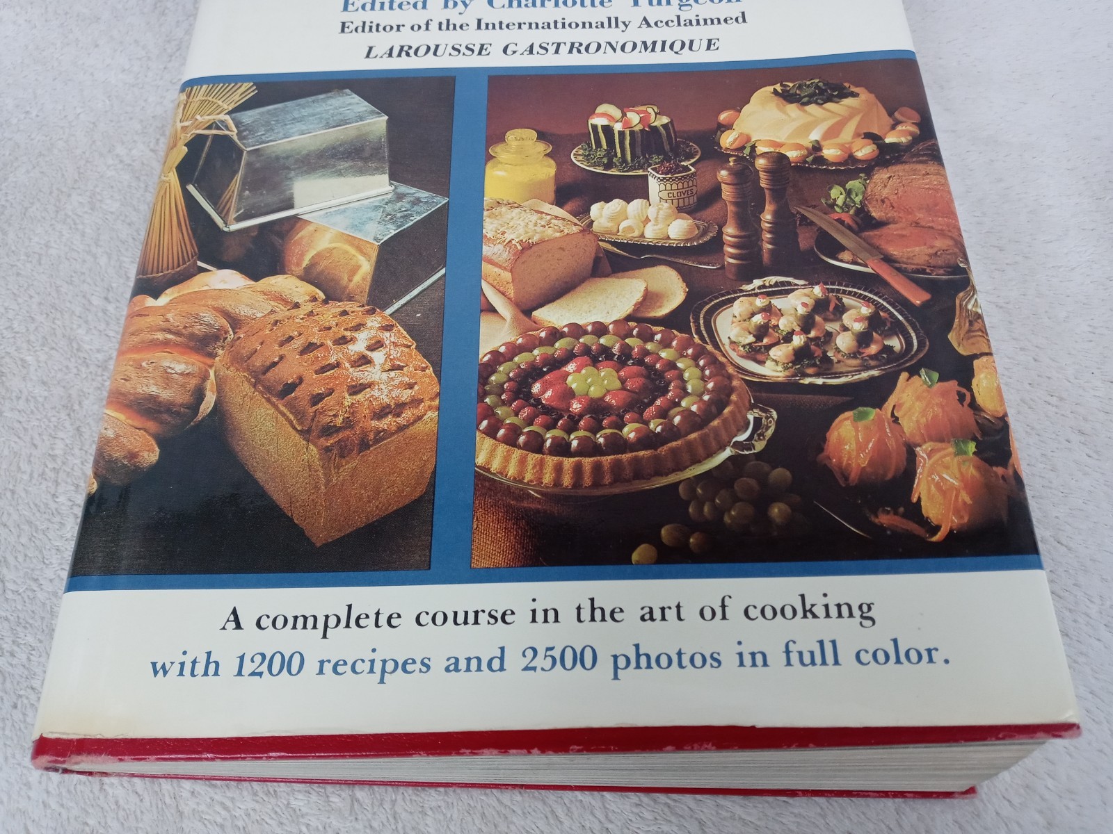 Vintage Creative Cooking Course Charlotte Turgeon Larousse Gastronomique HC DJ