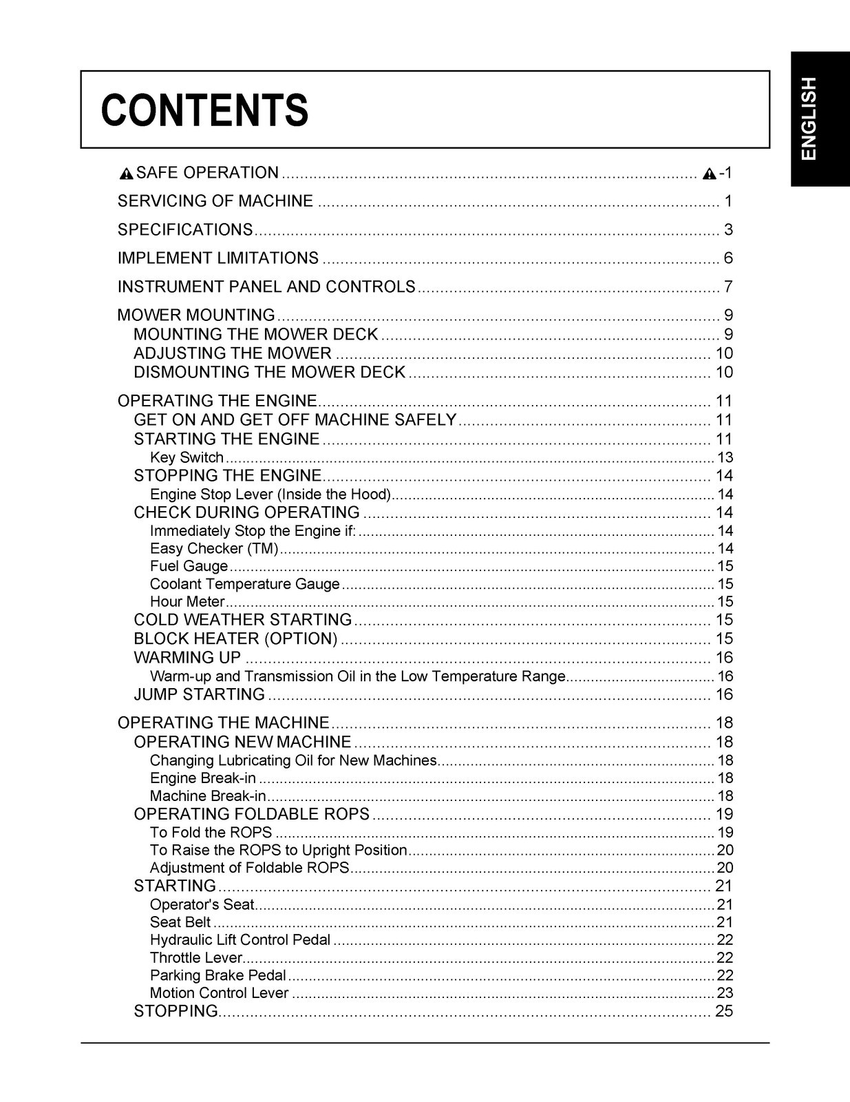 KUBOTA ZD1011 ZD1021 Zero Turn Operators Manual – WIRE BIND – TOUGH JACKET