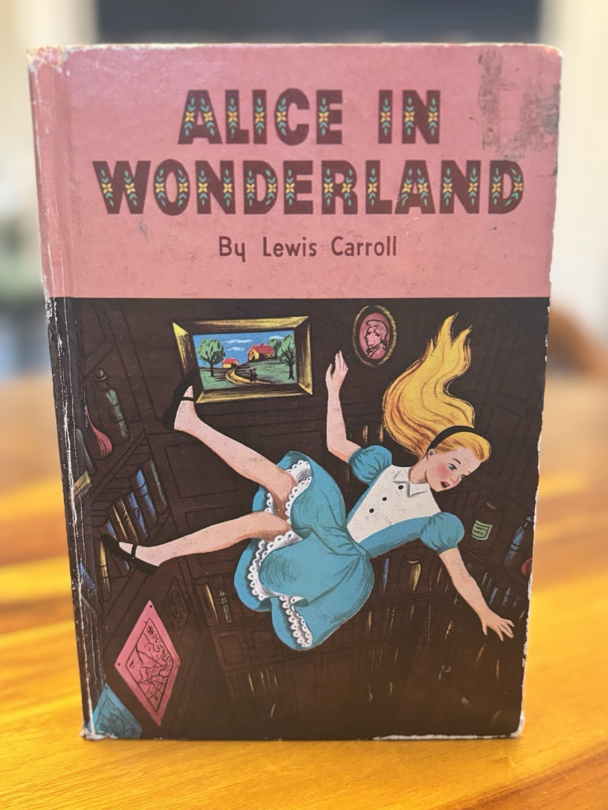 Antique Alice in Wonderland HC Lewis Carroll Illus Roberta Paflin Whitman 1955