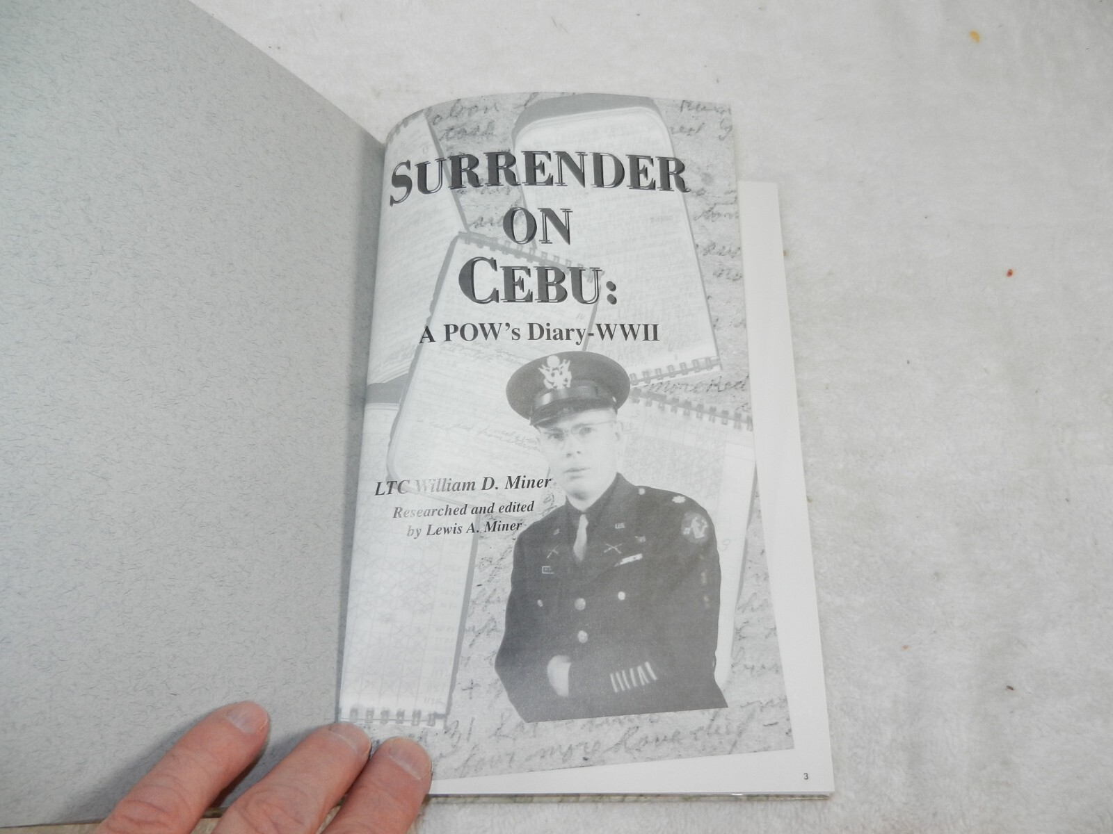 WW II 1942 Philippines Army Lt. “SURRENDER ON CEBU: A POW’S DIARY” Signed