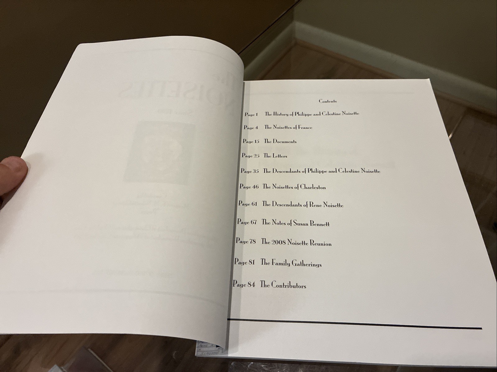 The Noisettes Since 1710 Family Genealogy Book – Margaret Noisette – 86 Pages