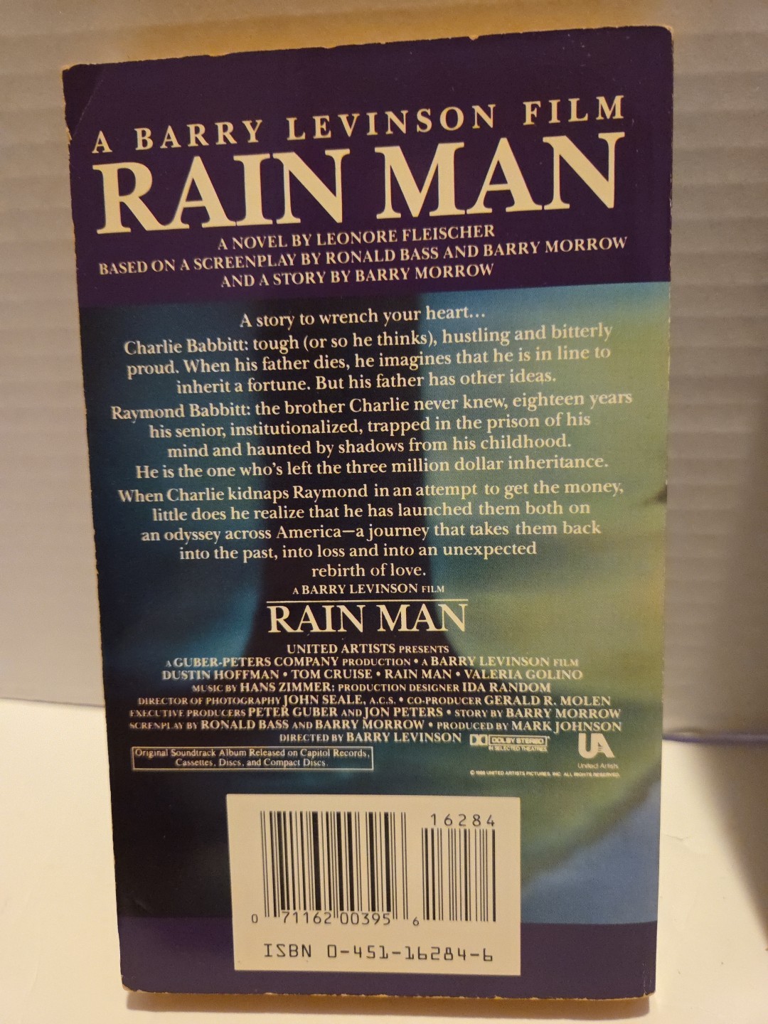 Lot Of 2 Gremlins Paperback 1984 & Rain Man Movie Motiin Picture Books