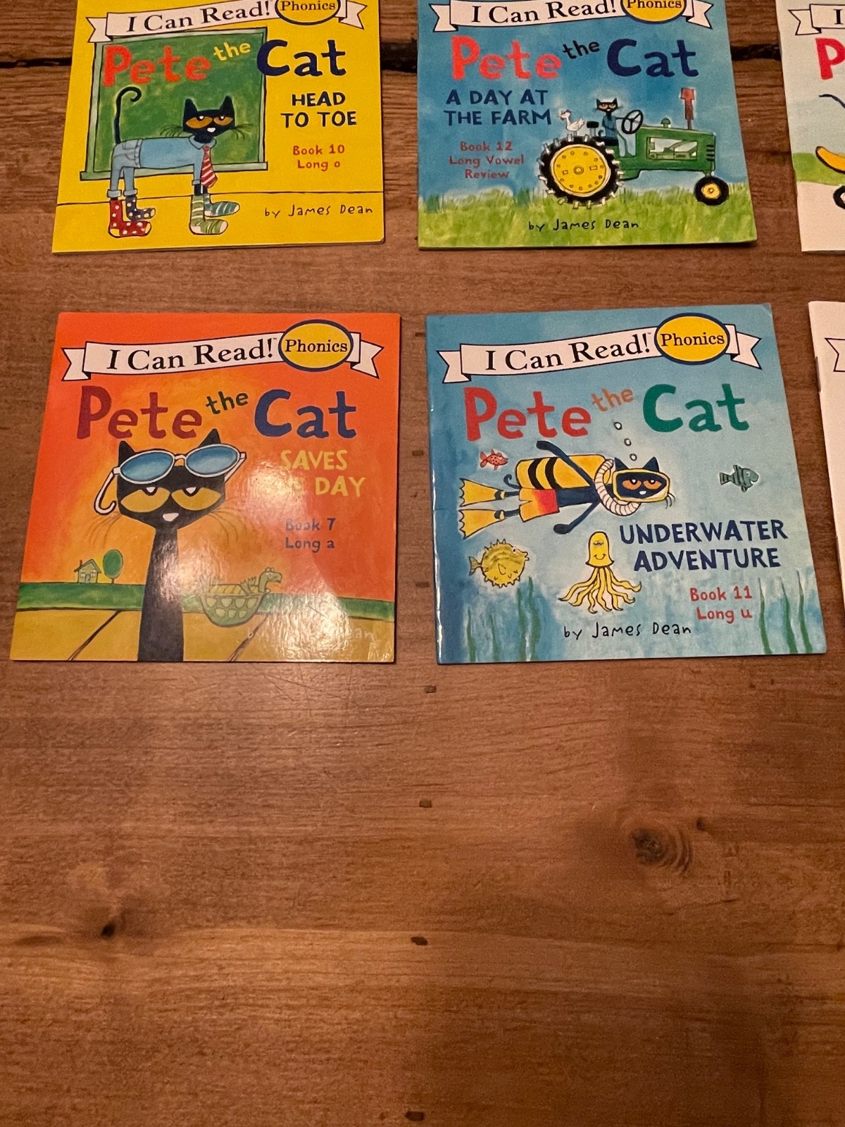 Pete the Cat- I can read phonics books Lot of 12