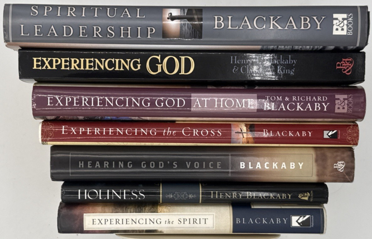 Lot of 7 by Henry, Tom & Richard Blackaby, Hardcover Books, B201
