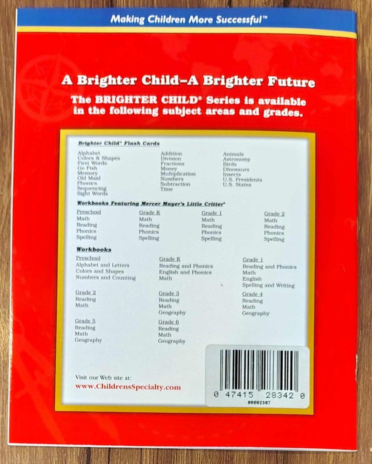 Brighter Child Geography, Grade 5 – Carson-Dellosa Publishing -2005