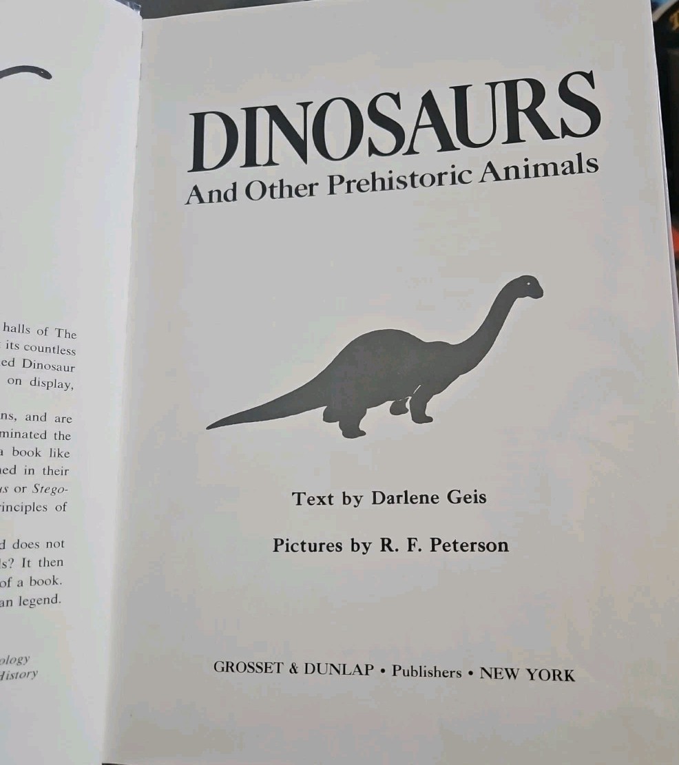 Dinosaurs and Other Prehistoric Animals, Hardcover 1987