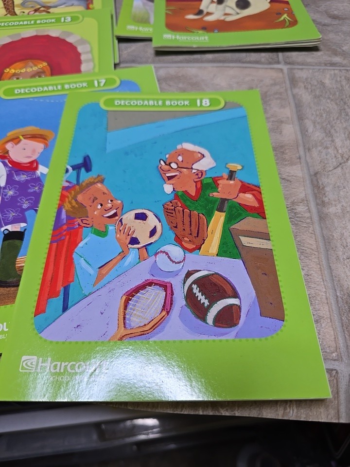 Lot of 19 Harcourt Grade 2 Decodable Books Homeschooling Early Readers