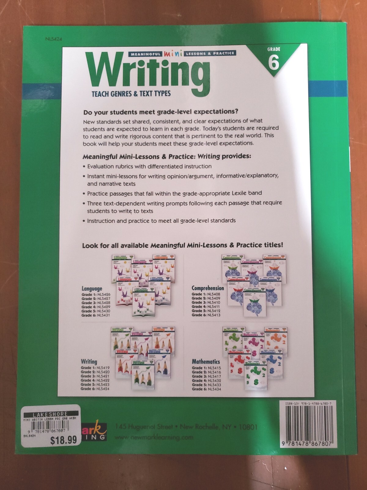 Writing Meaningful Mini-Lessons Practice Grade 6 (Meaningful Mini-Lesso – GOOD