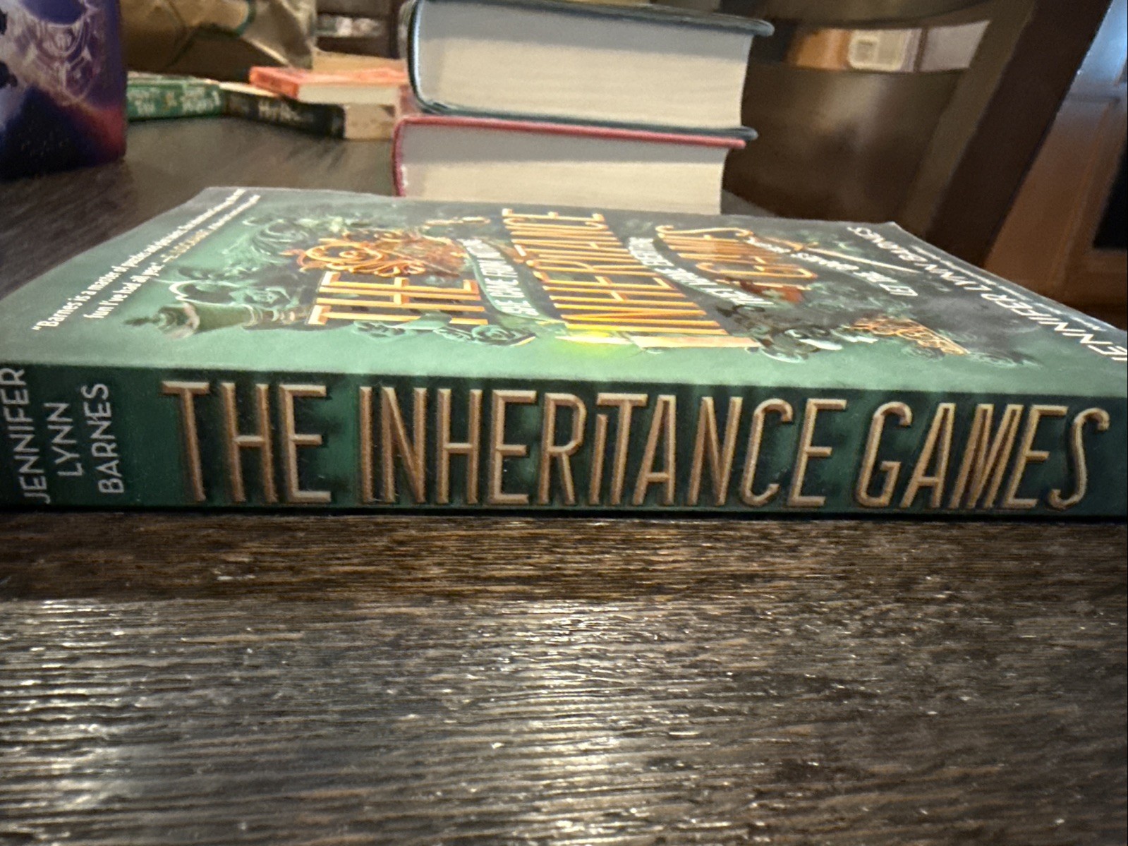 Inheritance Games by Jennifer Lynn Barnes (2021, Trade Paperback)
