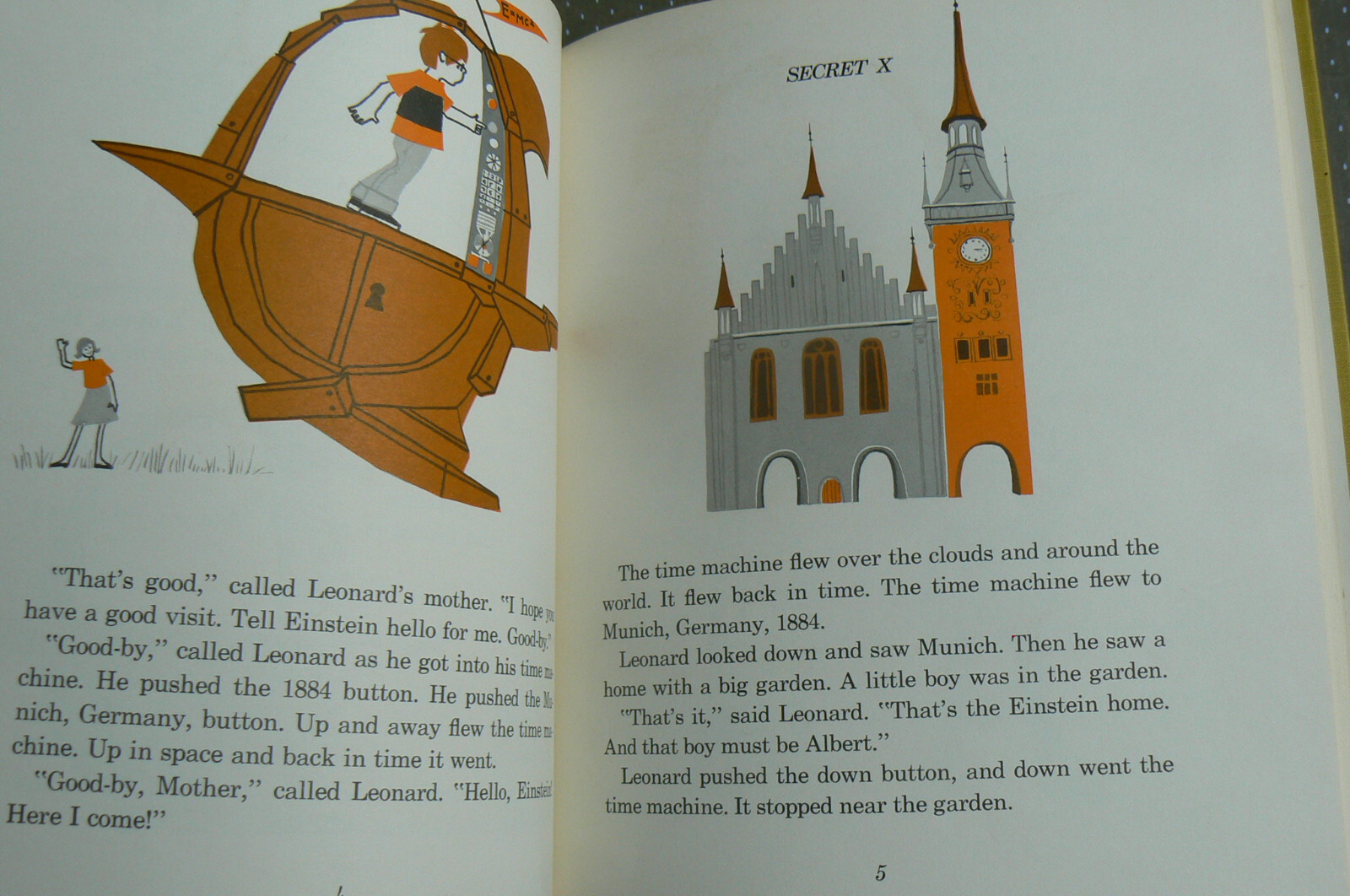 Time Machine Series-LEONARD EQUALS EINSTEIN,Gene Darby, 1967 HC Field Educationa