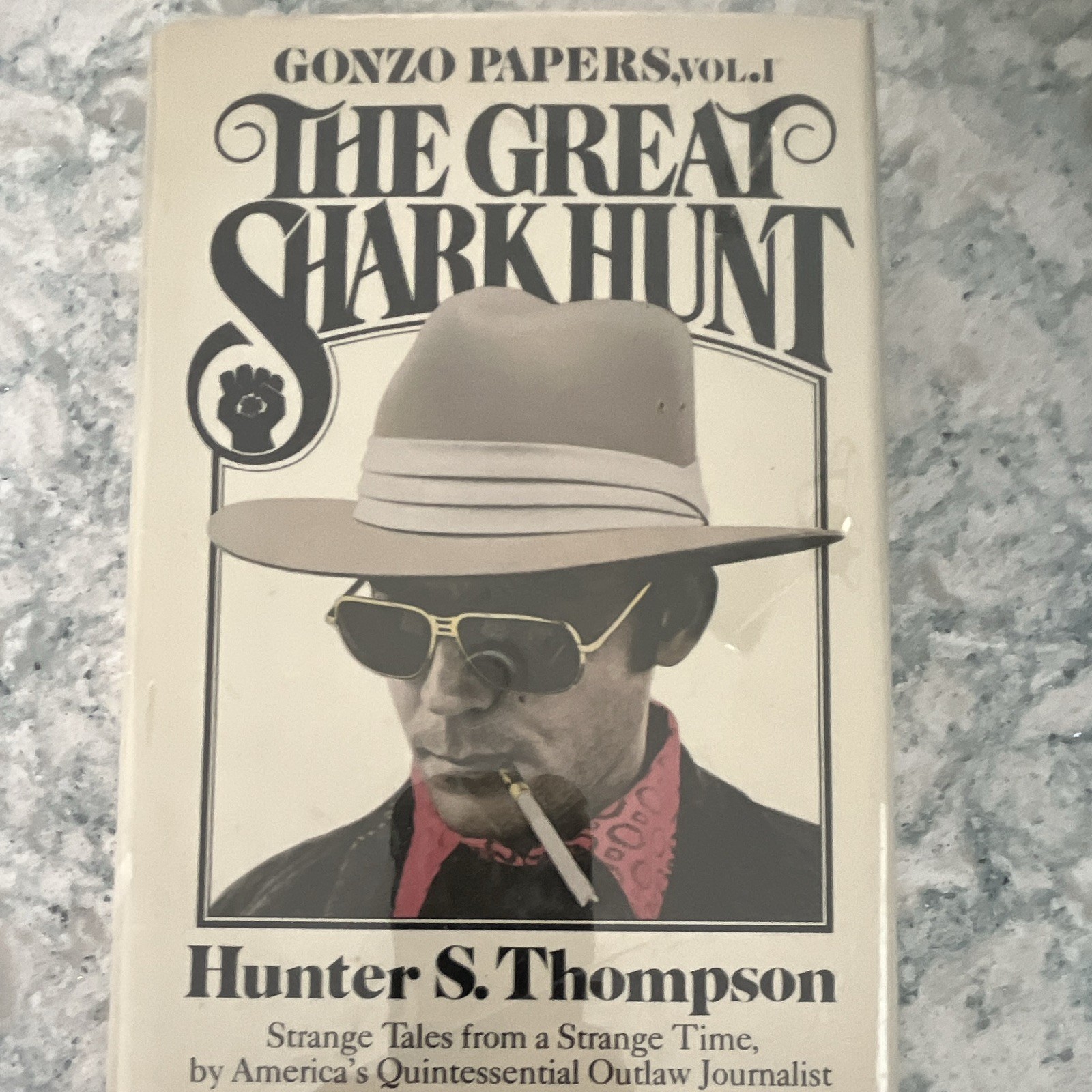 The Great Shark Hunt Hunter S. Thompson Hardcover Dust Jacket English