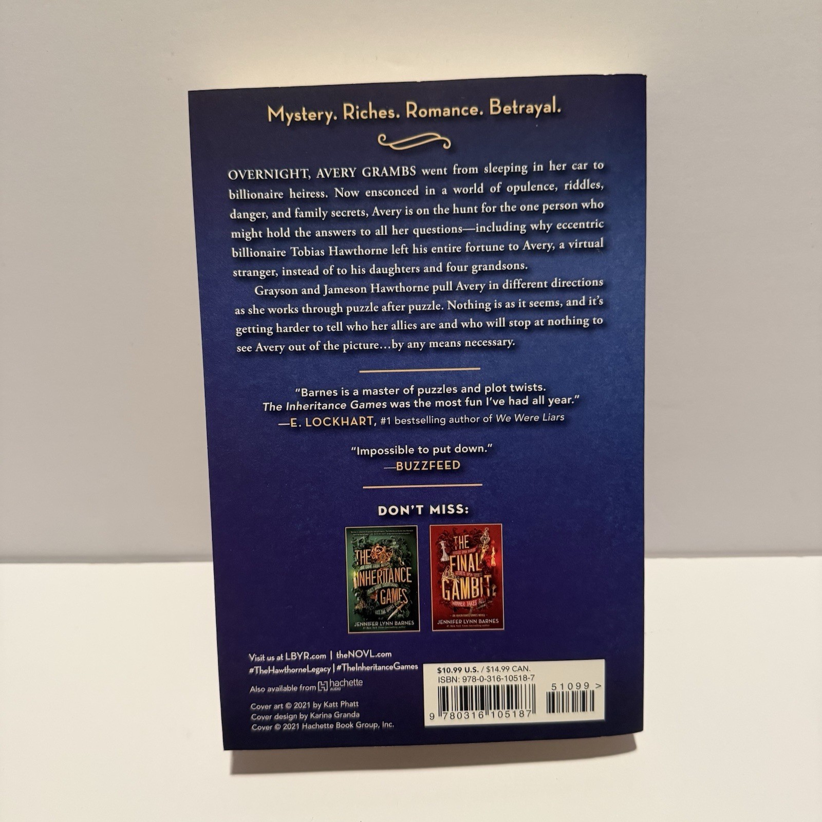Jennifer Lynn Barnes Inheritance Games Series 3 Books TPB Set Hawthorne Legacy