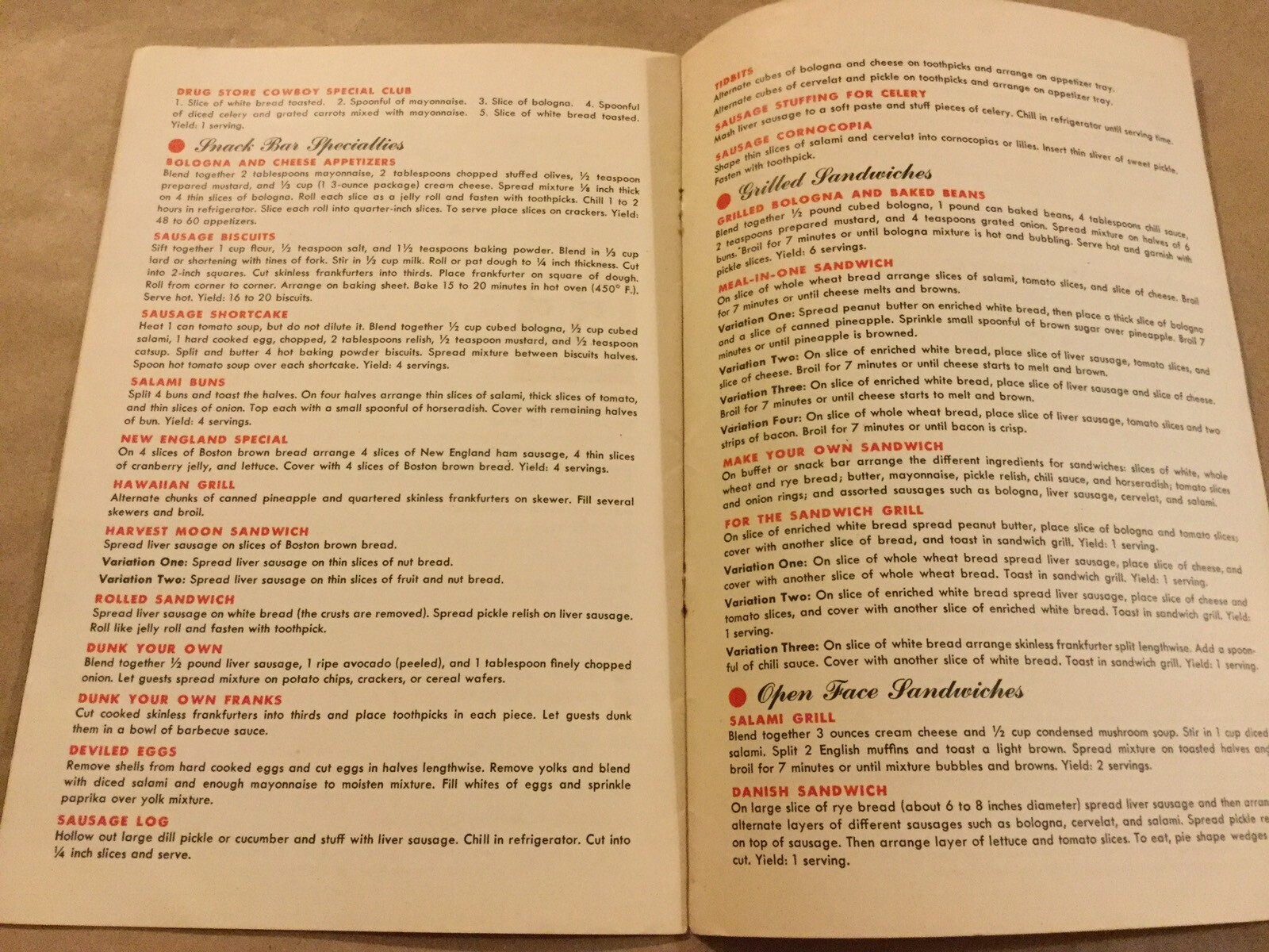 101 Ideas For A Quick & Easy Lunch Vintage Cookbook, Merkel’s Quality Products